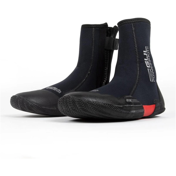 2026 GUL 5mm Power Round Toe Easy-Zip Wetsuit Boots BO1306-B8 - Black
